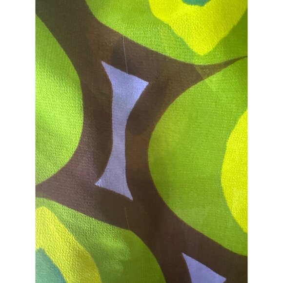 ZARA Green Wrap Small Blouse With Tie Neck & Button Details Lightweight Sheer - Picture 13 of 15